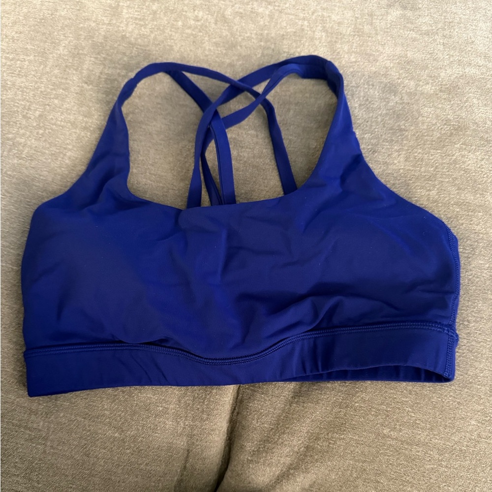 Lululemon blue sports bra